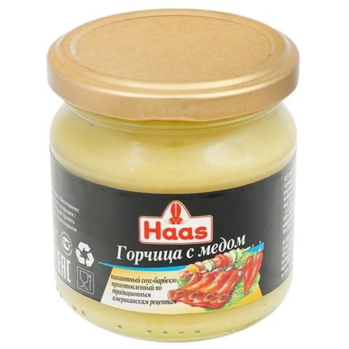 Гірчиця з медом Haas с/б 215г