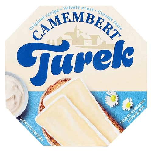 Сир 60% м'який з пліснявою Camembert Turek к/у 120г