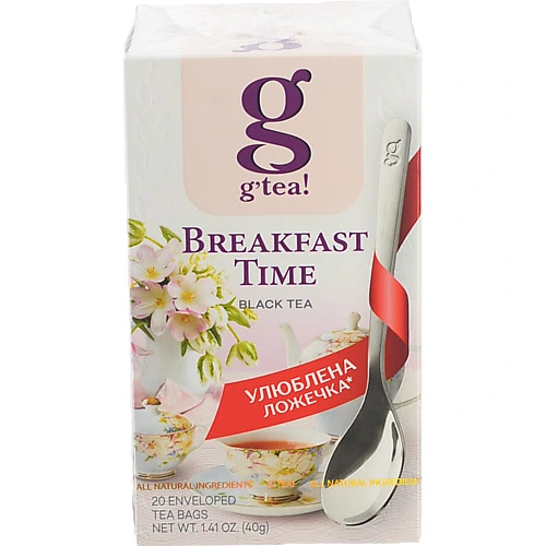 Чай g'tea 25п брекфест тайм