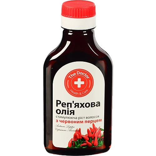 Олія для волосся реп?яхова з червоним перцем Домашний доктор 100мл