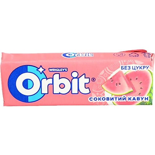 Жувальна гумка Orbit 14г кавун подушечки