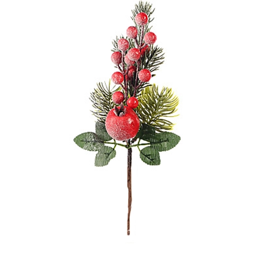 Декор новорічний флористична композиція тип 25 29cm