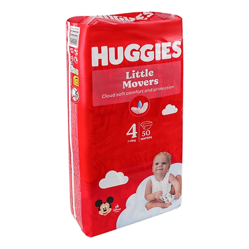 Підгузки Huggies Ultra Comfort Jumbo Унісекс Розмір 4 (7-18кг) - 50 штук