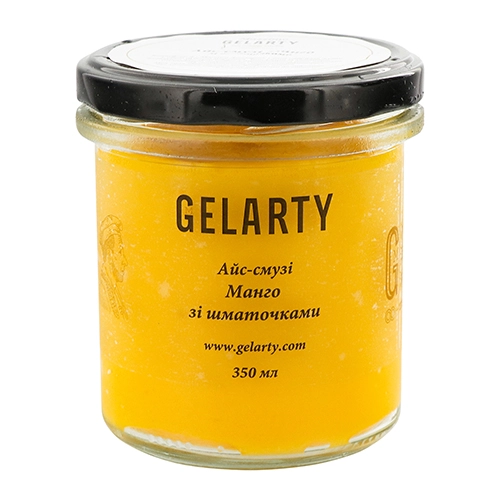 Морозиво Gelarty 350г айс смузі шматочки манго