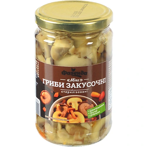 Гриби Фазенда 300г мікс закусочні