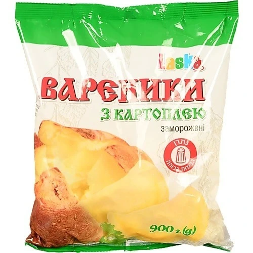Вареники з картоплею Laska м/у 900г