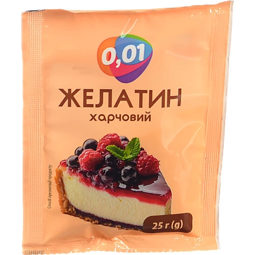 Желатин 0.01 24г харчовий