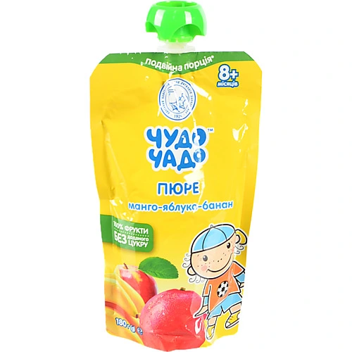 Пюре Чудо-Чадо 180г манго яблуко банан