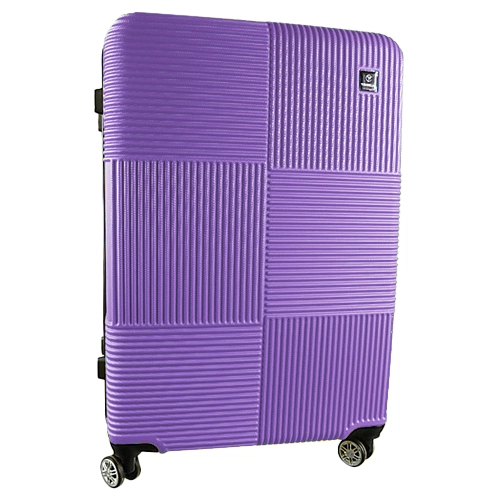 Валіза пластикова 75х48х28см колір pink purple