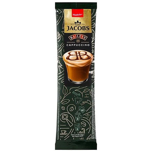 Напій кавовий Jacobs 15г 3в1 бейліз капучино (10 шт)