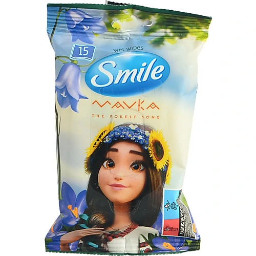 Серветки вологі The Forest Song Mavka Smile 15шт