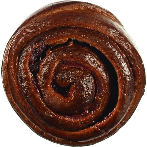 Булочка шоколадний рулет з вишнею 120г власне вир-во