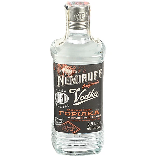Горiлка Nemiroff 0.5л особа штоф