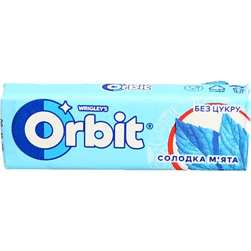 Жувальна гумка Orbit 14г sweet mint подушечки