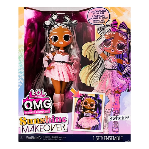 Лялька для дітей від 3років 589440 Switches O.M.G. Sunshine Makeover L.O.L. Surprise! 1шт