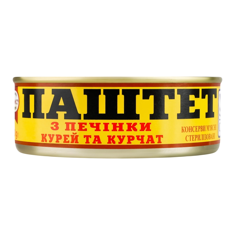 Паштет з печінки курей та курчат Онисс з/б 240г
