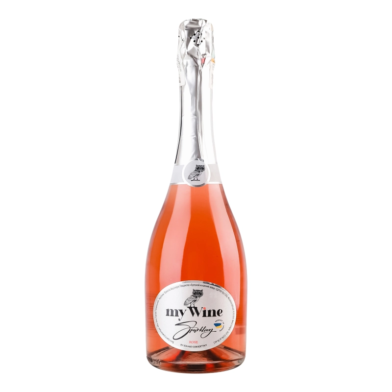 Вино ігристе 0.75л 10-13.5% рожеве брют My Wine пл