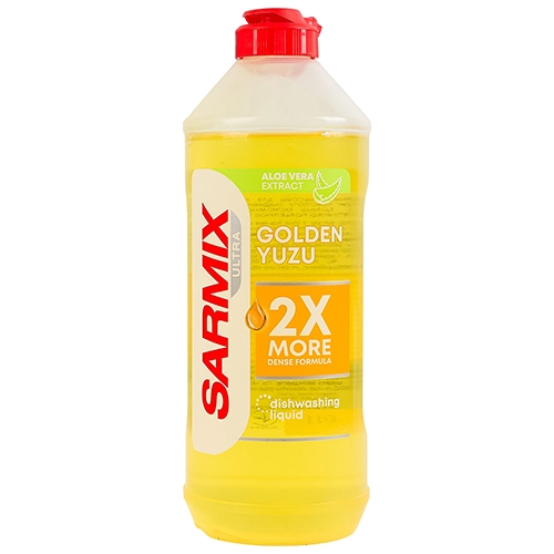 Гель Sarmix 500мл д. миття посуду ultra gold. yuzu