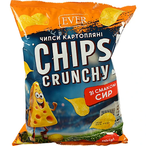 Чипси EVER 110г картопляні сир