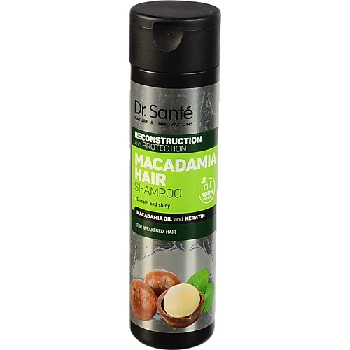 Шампунь для волосся Macadamia Hair Відновлення та захист Dr.Sante 250мл