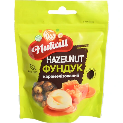 Фундук карамелізований Nutwill д/п 100г