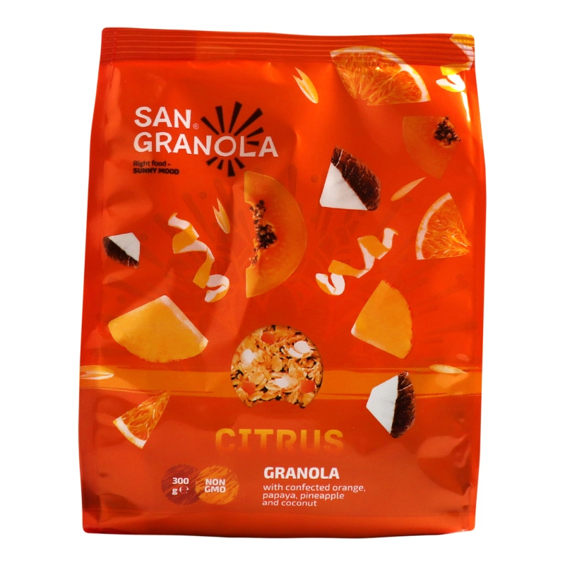 Гранола Цитрусова San Granola м/у 300г