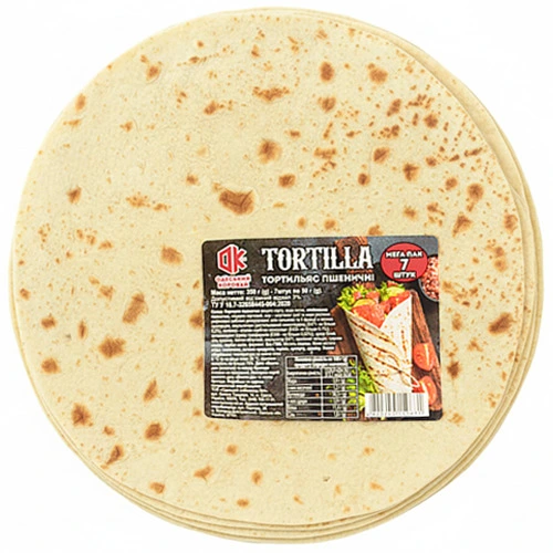 Тортилья Одеський хлібозавод 4 пшенична 7 шт., 350 г