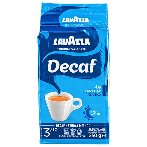 Кава Lavazza 250г декофінат мелений