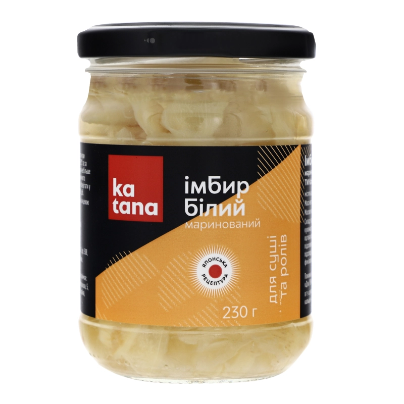 Імбир білий маринований Katana с/б 230г