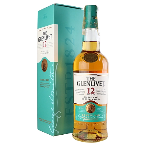 Віскі 0.7л 40% шотландське односолодове 12 YO The Glenlivet к/у