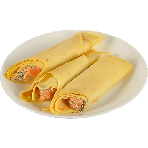 Млинці з сьомгою