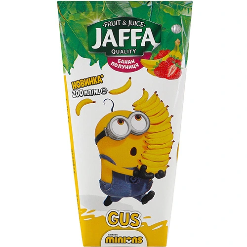 Нектар Jaffa minions 0.2л банан полуниця