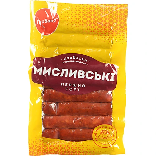 Ковбаски Глобино 260г мисливськi 1c в.п