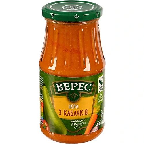 Ікра з кабачків Екстра Верес с/б 500г