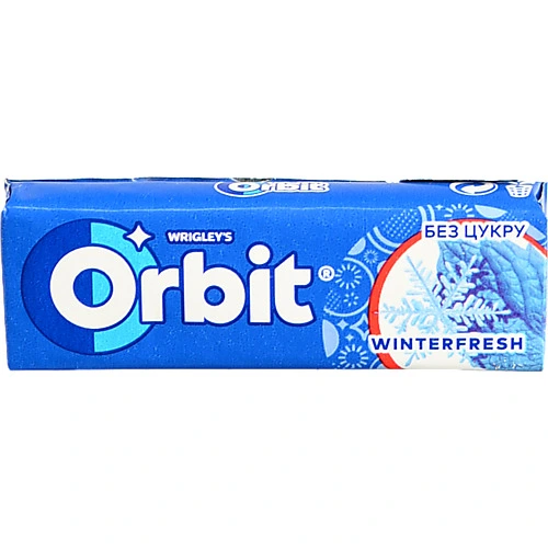 Жувальна гумка Orbit 14г вінтерфреш подушечки