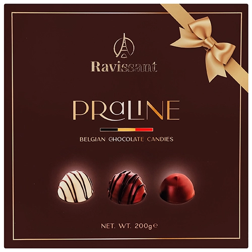 Цукерки Ravissant 200г праліне молочне