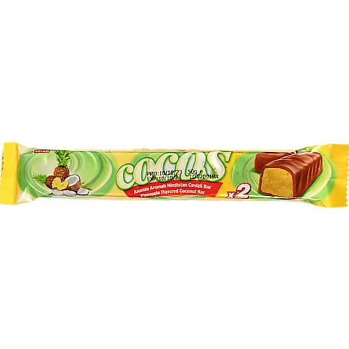 Батончик кокосовий з ароматом ананаса Cocos Elvan, 48г