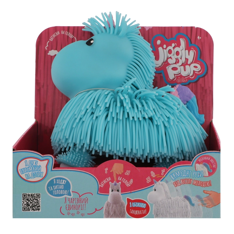 Іграшка для дітей від 4років інтерактивна JP002 Чарівний єдиноріг Jiggly Pup 1шт