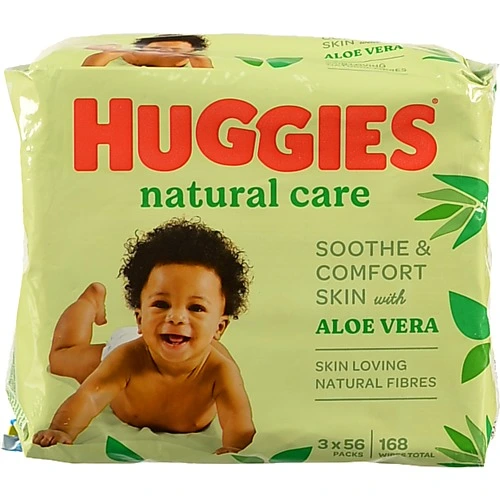 Серветки вологі для дітей Natural Care Huggies 168шт