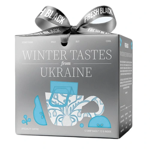Набір Кава Fresh Black 12шт winter tastes from ukr