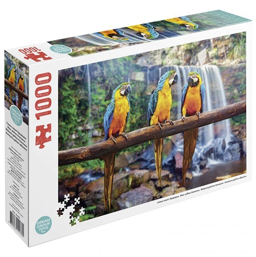 Пазл Синьо-жовті Арарауна 1000 елементів
