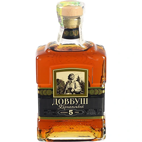 Коньяк України Довбуш 0.5л 5 зірок divin