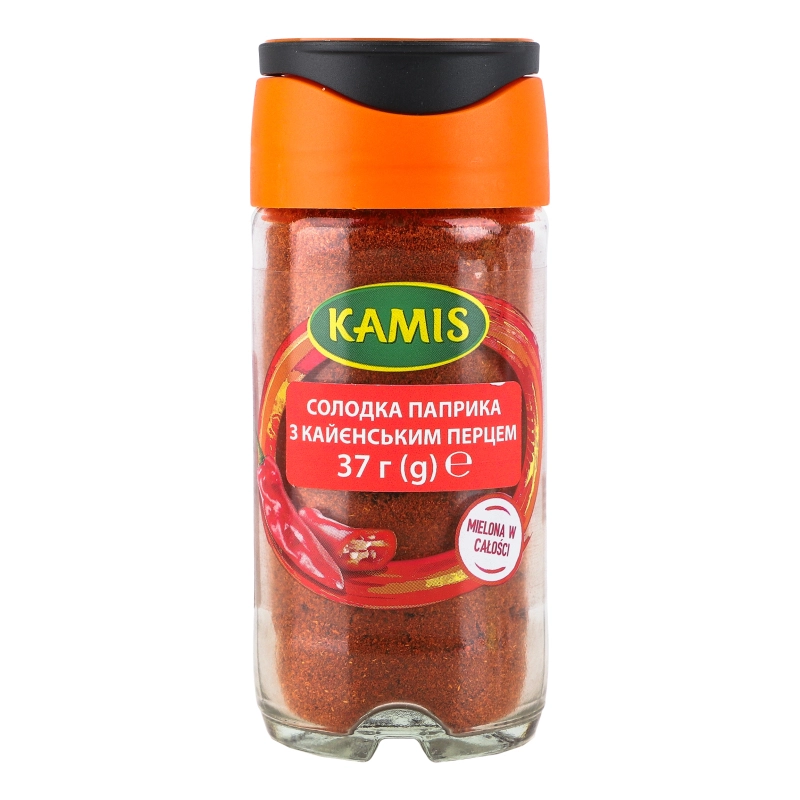Паприка солодка з каєнським перцем Kamis с/б 37г