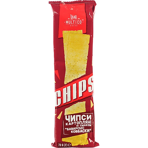 Чипси Multico 70г баварські ковбаски