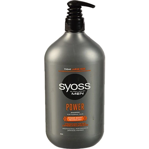 Шампунь для волосся Power Men Syoss 750мол