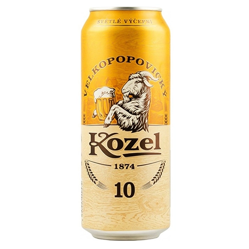 Пиво Velkopopovicky Kozel 0.5л світле 10 4.2% з.б