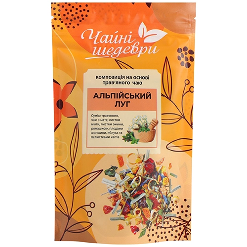 Композиція на основі трав'яного чаю Альпійський луг Чайні шедеври д/п 50г