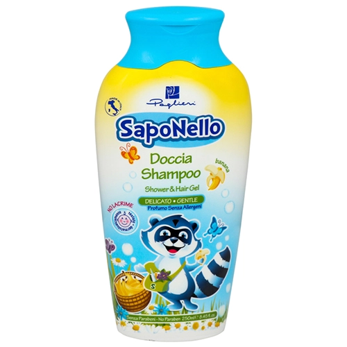 Дитячий Шампунь Paglieri 250мл та гель д.душу Banana