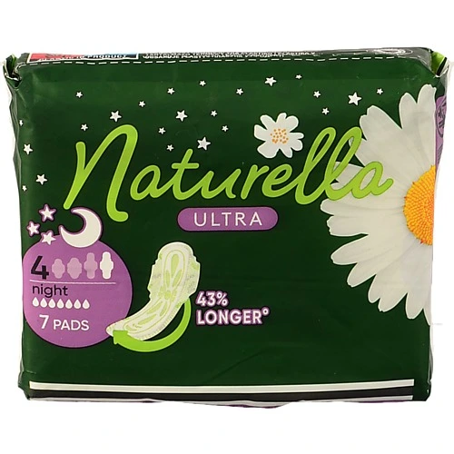 Прокладки гігієнічні ароматизовані Night Ultra Naturella 7шт