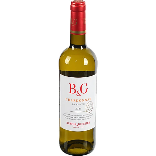 Вино B&G 0.75л шардоне резерв бiле сухе